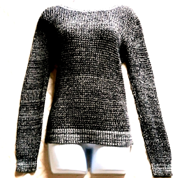 Charcoal Gray Knitted Sweater by ANA - Picture 1 of 8
